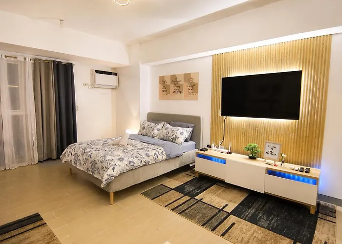 Casa Menuchah At Venice Luxury Residences With Access To Venice Mall, Near Bgc & Airport شقة فندقية *