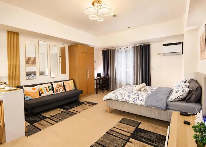 شقة فندقية Casa Menuchah At Venice Luxury Residences With Access To Venice Mall, Near Bgc & Airport