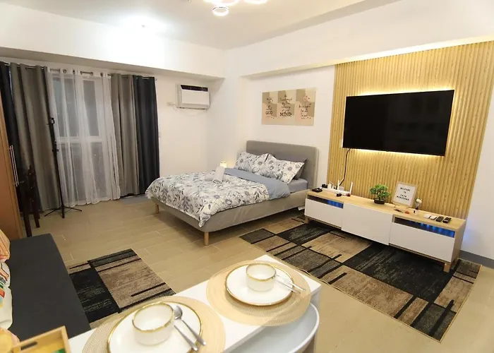 شقة فندقية Casa Menuchah At Venice Luxury Residences With Access To Venice Mall, Near Bgc & Airport